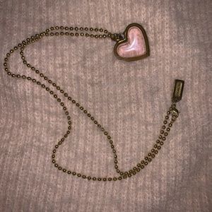 Coach Heart Necklace